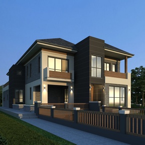 现代 独栋别墅 别墅