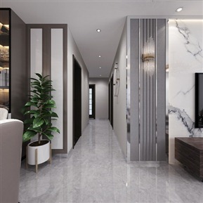 现代 客餐厅 全景