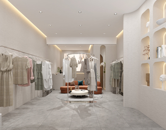 现代 服装店