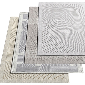 现代 方形地毯 布艺绒毛地毯