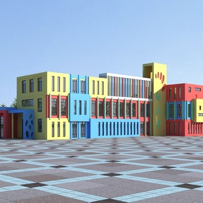 现代 幼儿园建筑 幼儿园