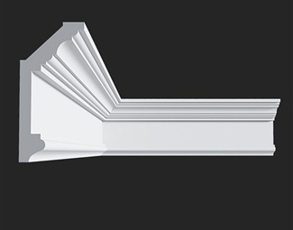 现代石膏线截面