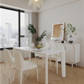 现代 餐厅 奶油客餐厅
