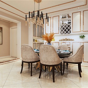 轻奢 餐厅 港式 客餐厅