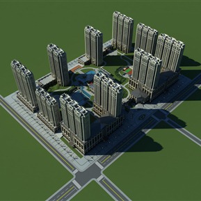 现代 鸟瞰图 住宅鸟瞰