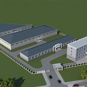 现代 厂房 厂区