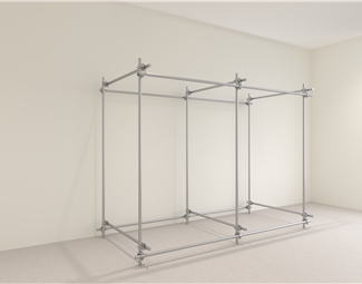 现代 货架 买手店中岛陈列