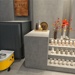 现代 陶艺拉坯机