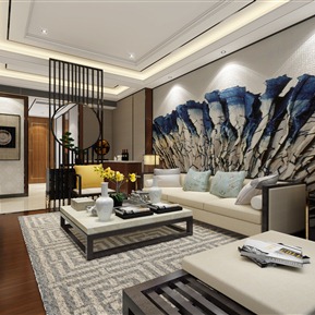 新中式 客厅 会客厅