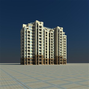 现代 住宅楼 高层住宅楼