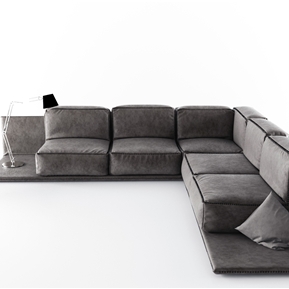 现代 转角沙发 沙发