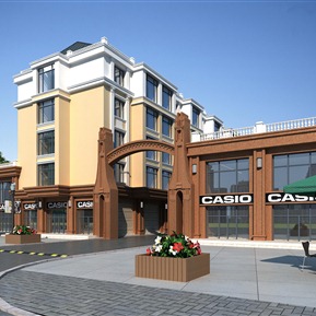 欧式 大门 小区入口