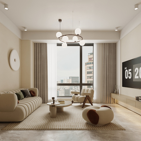 侘寂 客餐厅 客餐厅厨房