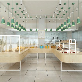 现代 蛋糕店 蛋糕森林