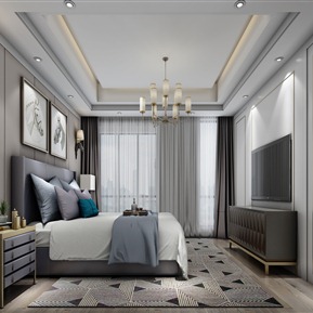 现代 卧室