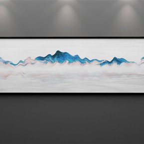 现代 装饰画 家有富贵金山客厅装饰画