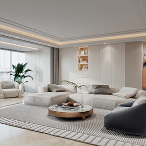 现代 客厅 客厅沙发组合