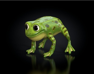 现代青蛙摆件