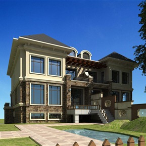 欧式 独栋别墅 别墅