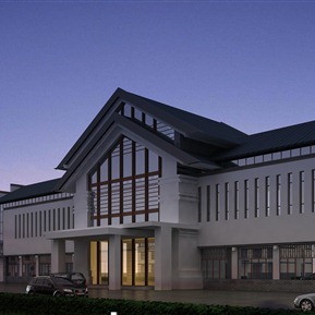 新中式 酒店建筑 会所酒店