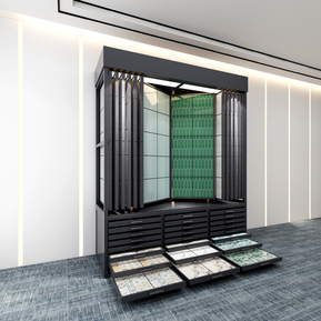 现代 展示架 瓷砖建材展示架