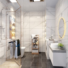 现代 卫生间