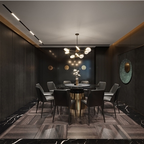 轻奢 包间 餐厅包间