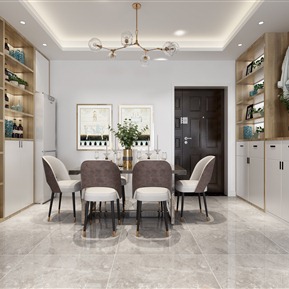 现代 餐厅 客餐厅