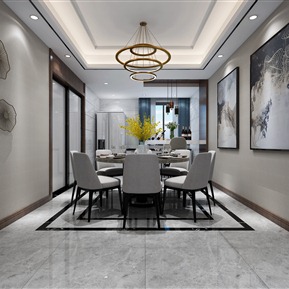 现代 餐厅 简约