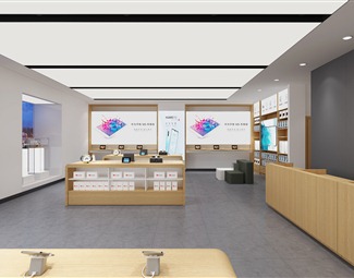 现代电子产品店铺