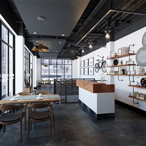 工业LOFT 餐厅 酒店餐厅饭店