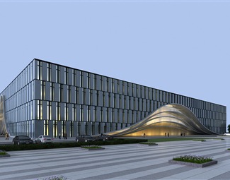 现代美术馆建筑外观