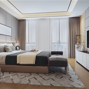 现代 卧室