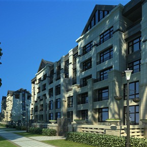 欧式 住宅区 住宅楼