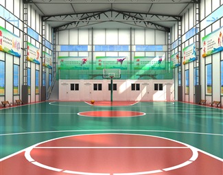 现代体育中心室内