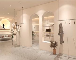 现代 服装店