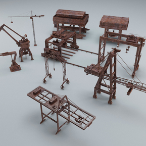 工业LOFT 起重机