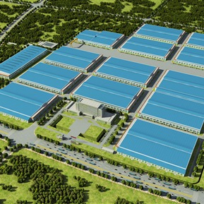 现代 厂房 厂区