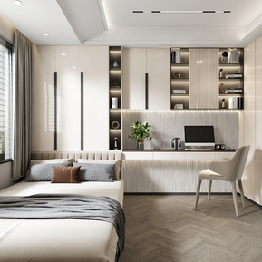 现代 榻榻米卧室 卧室