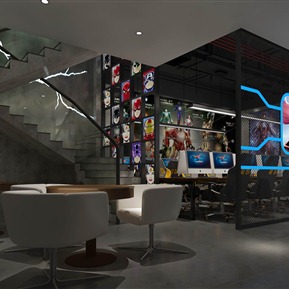 工业LOFT 网吧 漫威网咖