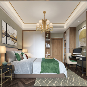 新中式 儿童房 男孩房