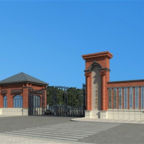 欧式 大门 党校大门