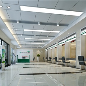 现代 银行 邮政储蓄银行大厅