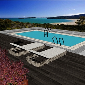 现代 躺椅 户外休闲躺椅