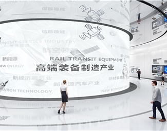 现代 展厅 科技展厅规划馆园区规划装备制造企业馆产业馆