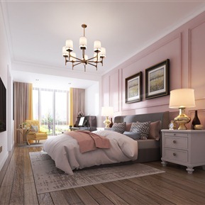 美式 卧室 简美卧室