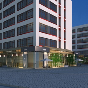 新中式 门头 门脸