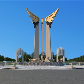 新中式 城市雕塑 雕像