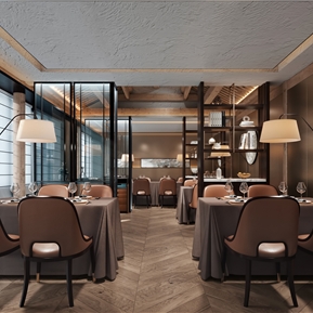 新中式 餐厅 四合院餐厅