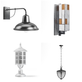工业LOFT 灯具组合 壁灯